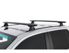 Rhino Rack Vortex RLT600 Trackmount Black 2 Bar Roof Rack to suit Toyota Hilux N80 2015-Onwards