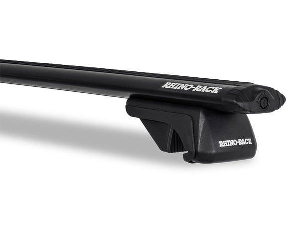 Rhino Rack Vortex SX Black 2 Bar Roof Rack to suit Ford Ranger PX1/2/3 Wildtrak 2011-2022