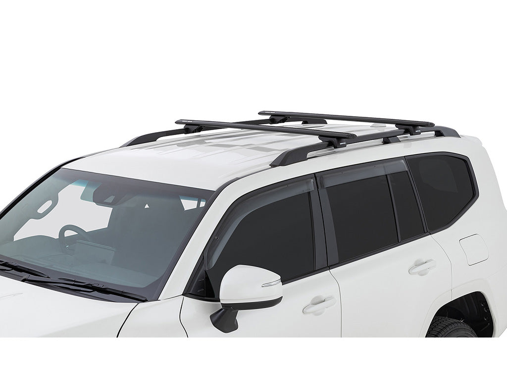 Rhino Rack Vortex SX Black 2 Bar Roof Rack to suit Toyota Landcruiser 300 Series 2021-Onwards