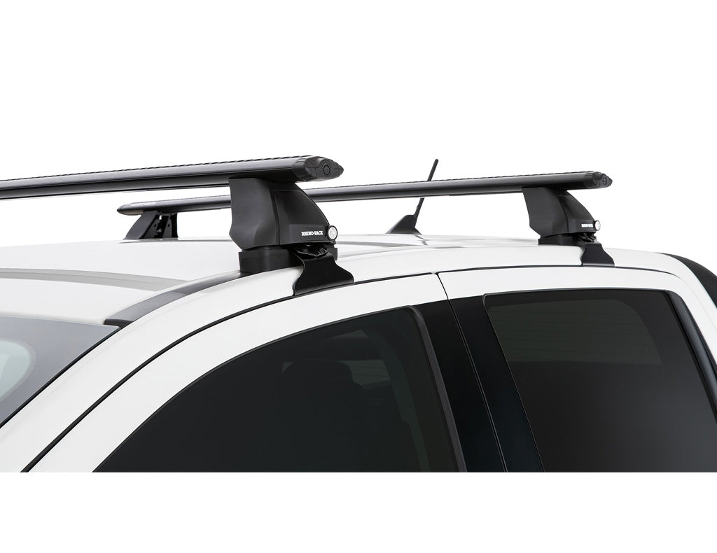 Rhino Rack Vortex 2500 Black 2 Bar Roof Rack to suit Ford Ranger RA / Next Gen 2022-Onwards