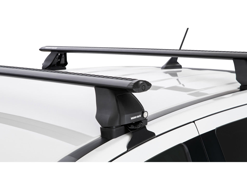 Rhino Rack Vortex 2500 Black 2 Bar Roof Rack to suit Ford Ranger RA / Next Gen 2022-Onwards