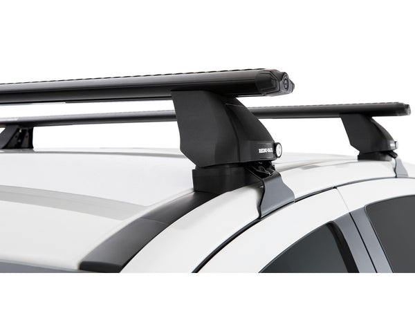 Rhino Rack Vortex 2500 Black 2 Bar Roof Rack to suit Ford Ranger RA / Next Gen 2022-Onwards