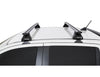 Rhino Rack Vortex 2500 Black 2 Bar Roof Rack to suit Ford Ranger RA / Next Gen 2022-Onwards