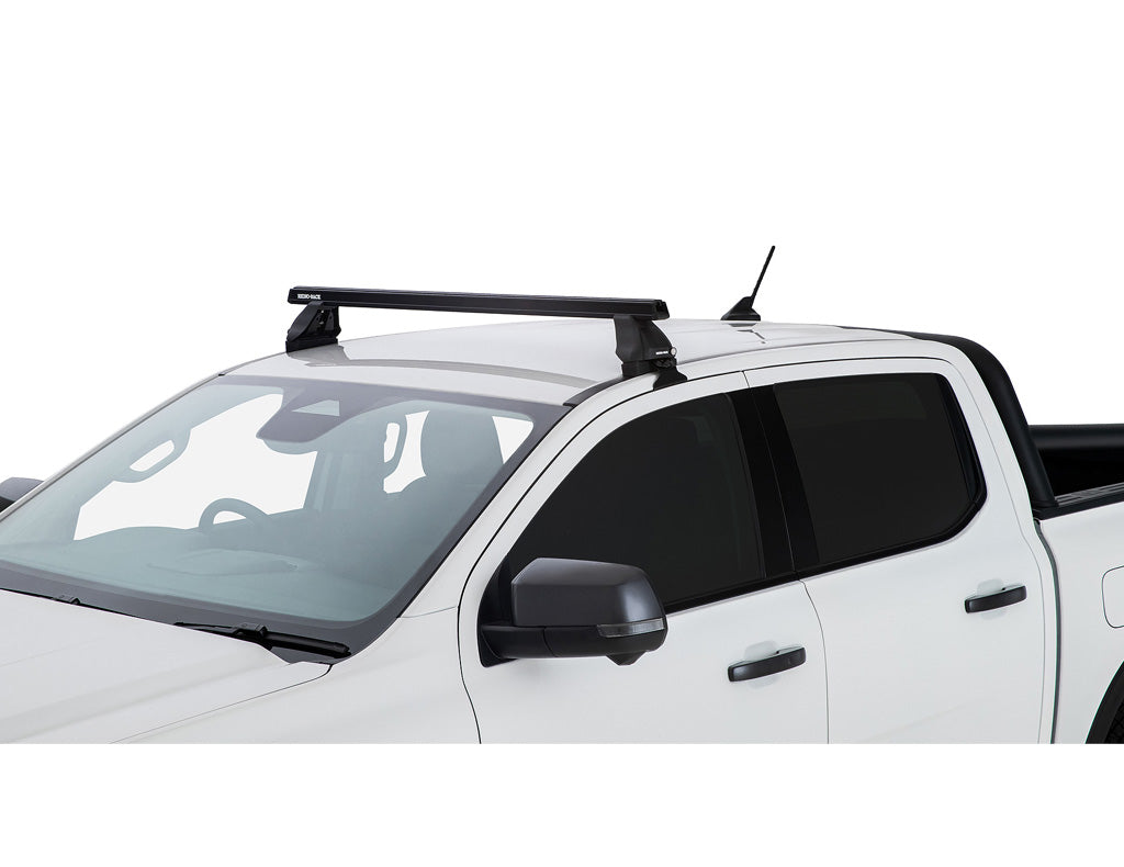 Rhino Rack Heavy Duty 2500 Black 1 Bar Front Roof Rack to suit Ford Ranger RA / Next Gen 2022-Onwards