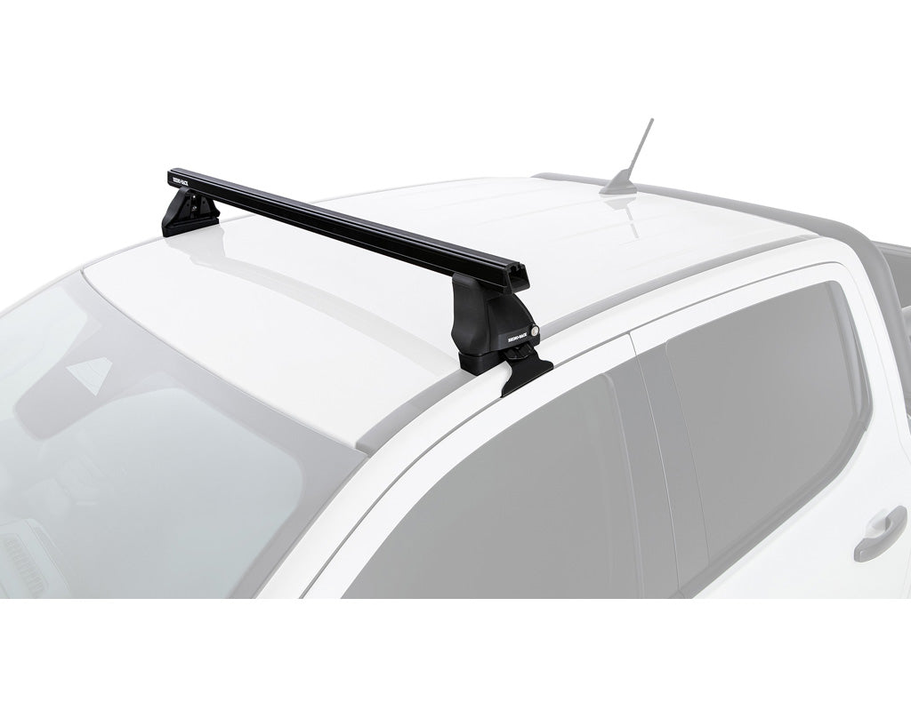 Rhino Rack Heavy Duty 2500 Black 1 Bar Front Roof Rack to suit Ford Ranger RA / Next Gen 2022-Onwards