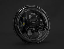 STEDI 7" Halo Carbon Black LED Headlight (Pair)