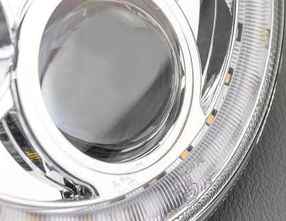 STEDI 7" Halo Iris Chrome LED Headlight (Single)