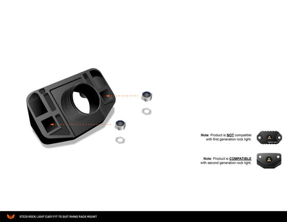 STEDI Rock Light Easy Fit To Suit Rhino Rack