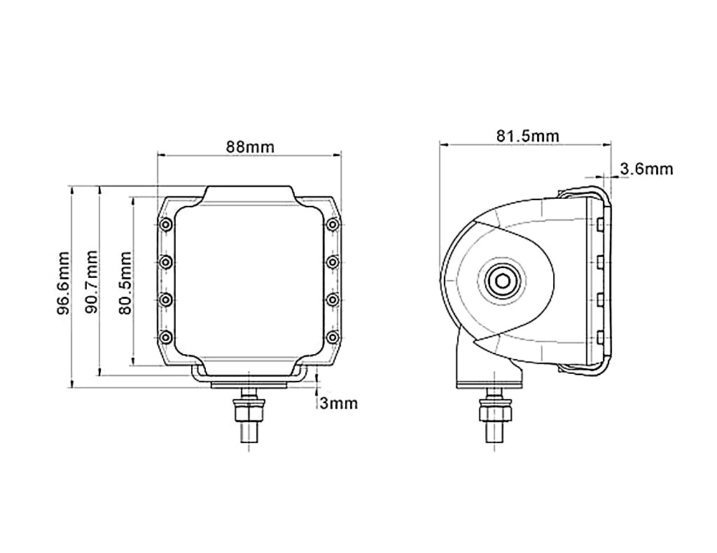 STEDI C4 LED Work Light Cube - Flood