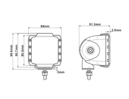 STEDI C4 LED Work Light Cube - Flood