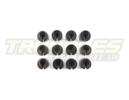 Set of 12 Genuine Corner Seals for Mazda RX7 S6 1992-1995 - Trundles Automotive