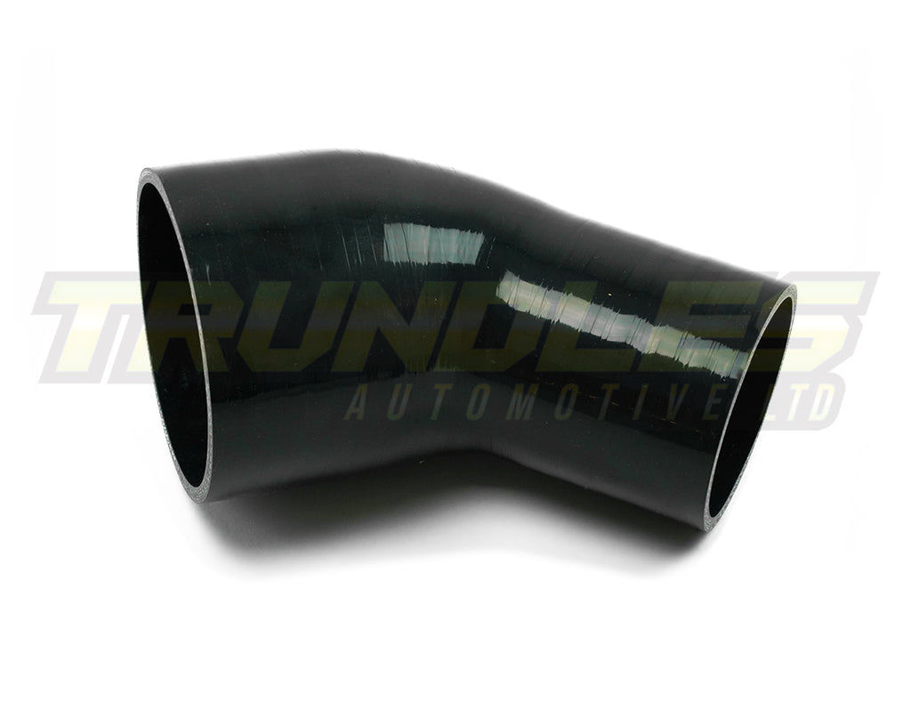 3"-4" 45 Degree Silicone Reducer Joiner - Black