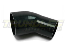 3"-4" 45 Degree Silicone Reducer Joiner - Black