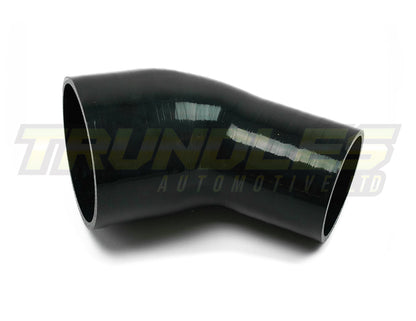 3"-4" 45 Degree Silicone Reducer Joiner - Black