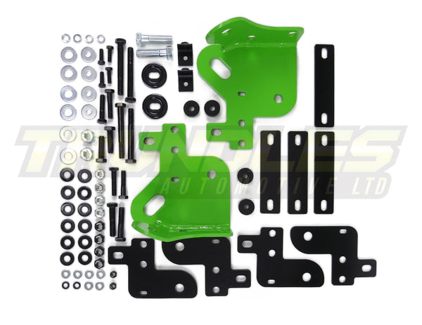 Trundles Heavy Duty Green Tow Point (Pair) to suit Isuzu D-Max 2012-2020