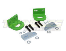 Trundles Heavy Duty Green Tow Point (Pair) to suit Nissan Navara D22 1997-2008
