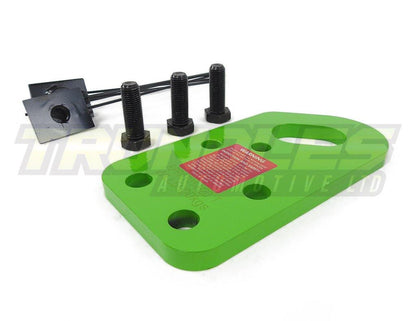 Trundles Heavy Duty Tow Point - Green - Nissan Patrol GQ & GU Series - Trundles Automotive