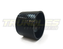 4" Silicone Straight Hose Joiner - Black