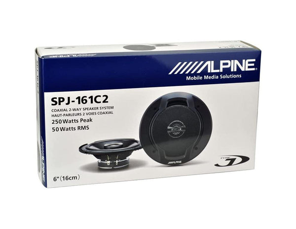 Alpine SPJ-161C2 6" 2-Way Speakers (Pair)
