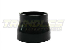 3"-3.75" Straight Silicone Reducer Joiner - Black