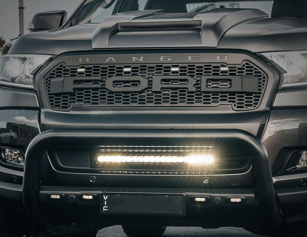 STEDI 21.5" LED Light Bar + Lower Grill Mounting Bracket to suit Ford Ranger PX2 / Everest 2015-2019