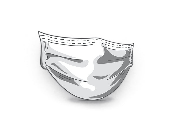 STEDI Type-X 7" Sticker - Smiley Mask