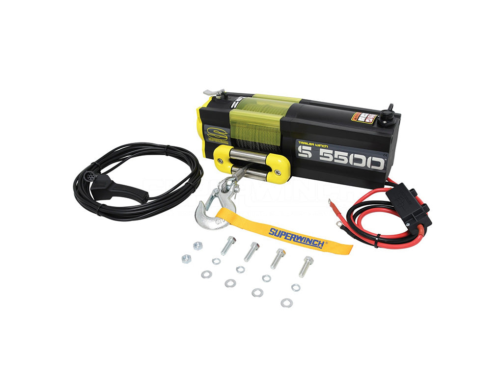 Superwinch S5500 Trailer Winch - Synthetic Rope
