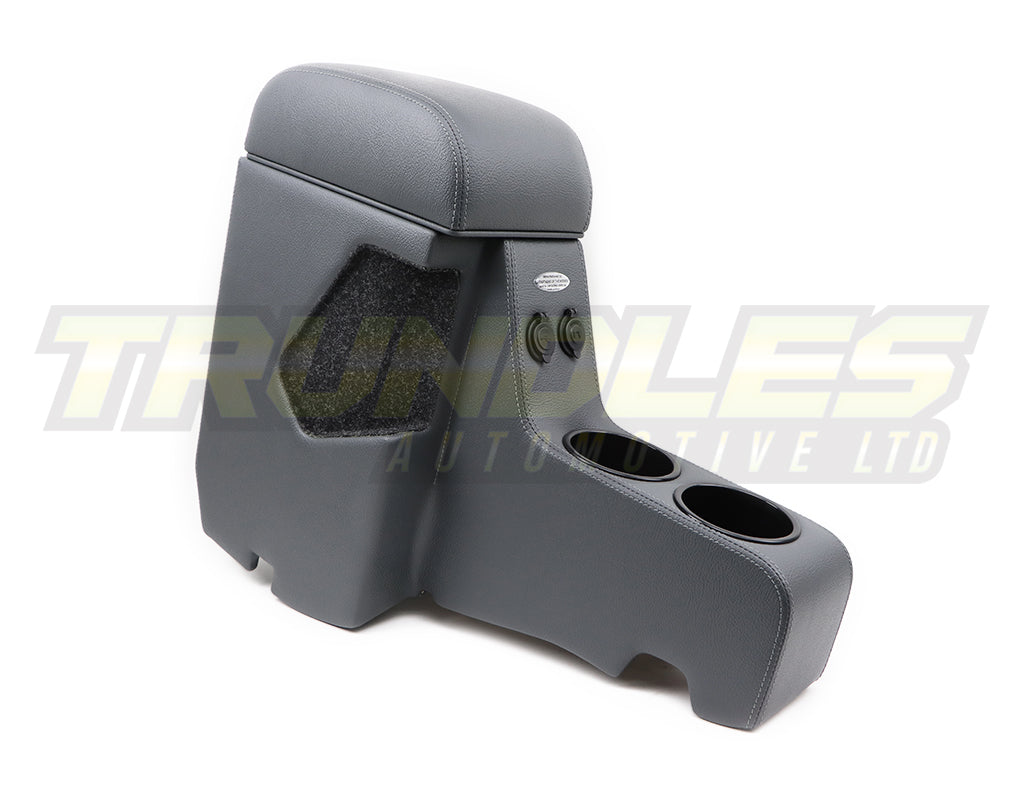 D.O.T.I Standard Length Floor Console to suit Toyota Landcruiser 76/79 Series Double Cab (Plastic Dash) 2009-Onwards