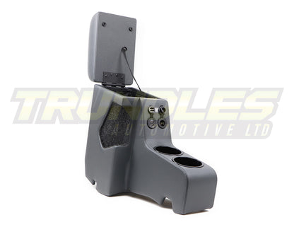 D.O.T.I Standard Length Floor Console to suit Toyota Landcruiser 76/79 Series Double Cab (Plastic Dash) 2009-Onwards