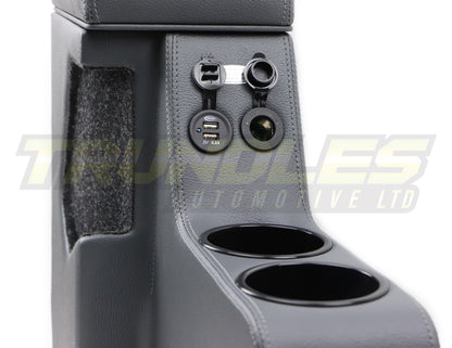 D.O.T.I Standard Length Floor Console to suit Toyota Landcruiser 76/79 Series Double Cab (Plastic Dash) 2009-Onwards