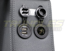 D.O.T.I Standard Length Floor Console to suit Toyota Landcruiser 76/79 Series Double Cab (Plastic Dash) 2009-Onwards