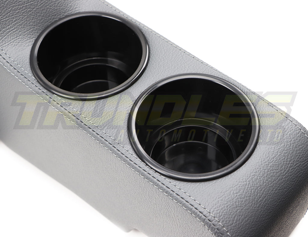 D.O.T.I Standard Length Floor Console to suit Toyota Landcruiser 76/79 Series Double Cab (Plastic Dash) 2009-Onwards