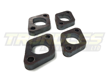 Trundles 16mm Thick Individual Exhaust Flanges to suit Nissan TD27 Engines (Set of 4)