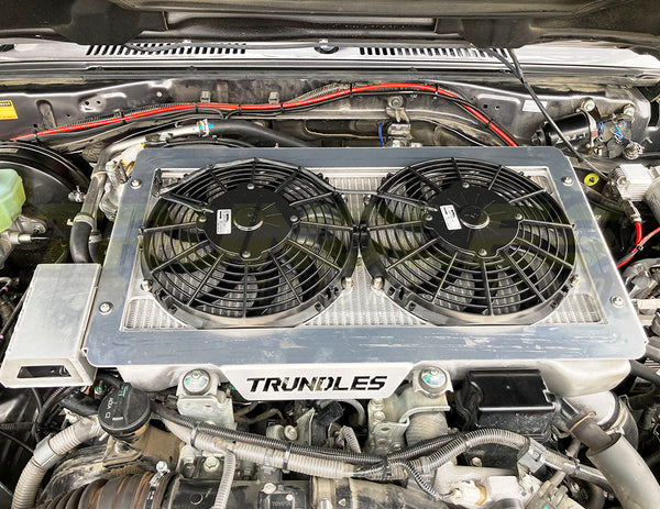 Trundles Intercooler Dual Fan Kit to suit Toyota Landcruiser 76/78/79 Series 2009-Onwards