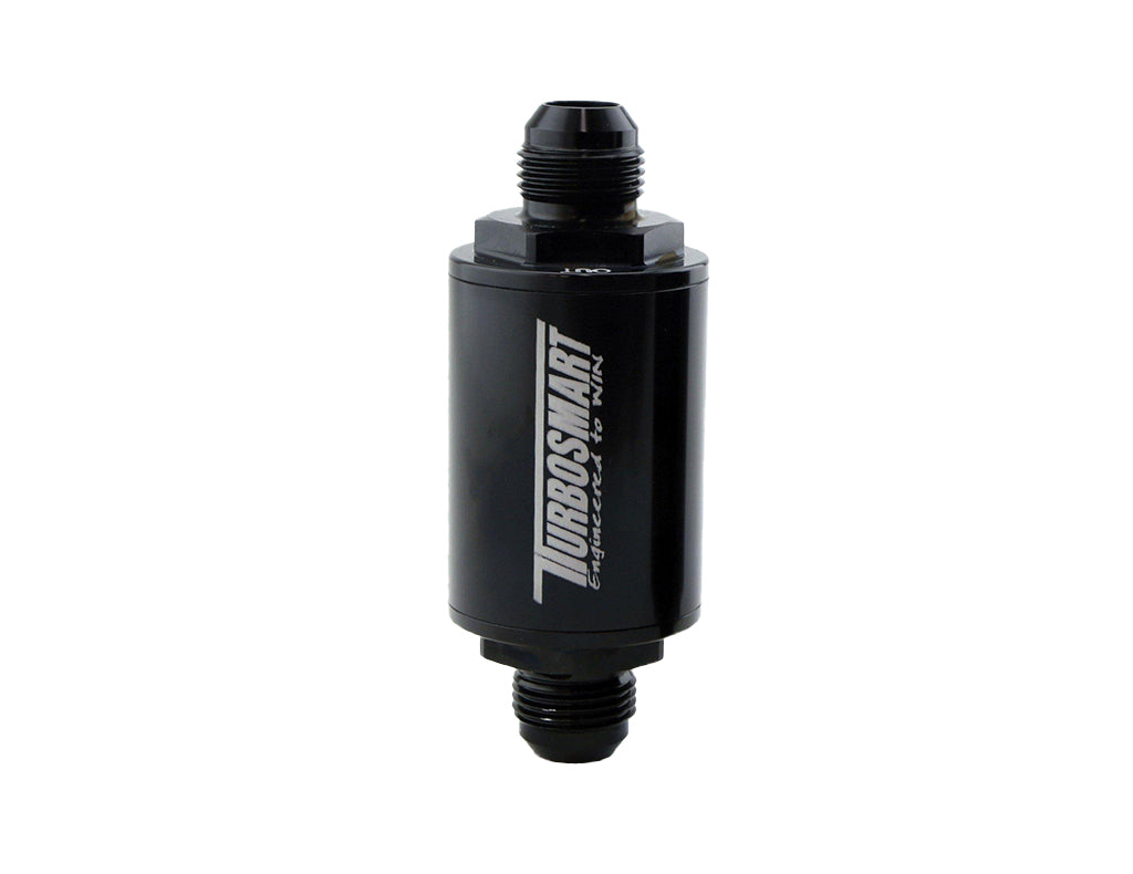 Turbosmart Billet Inline Fuel Filter 1.75" OD and 3.825" Long