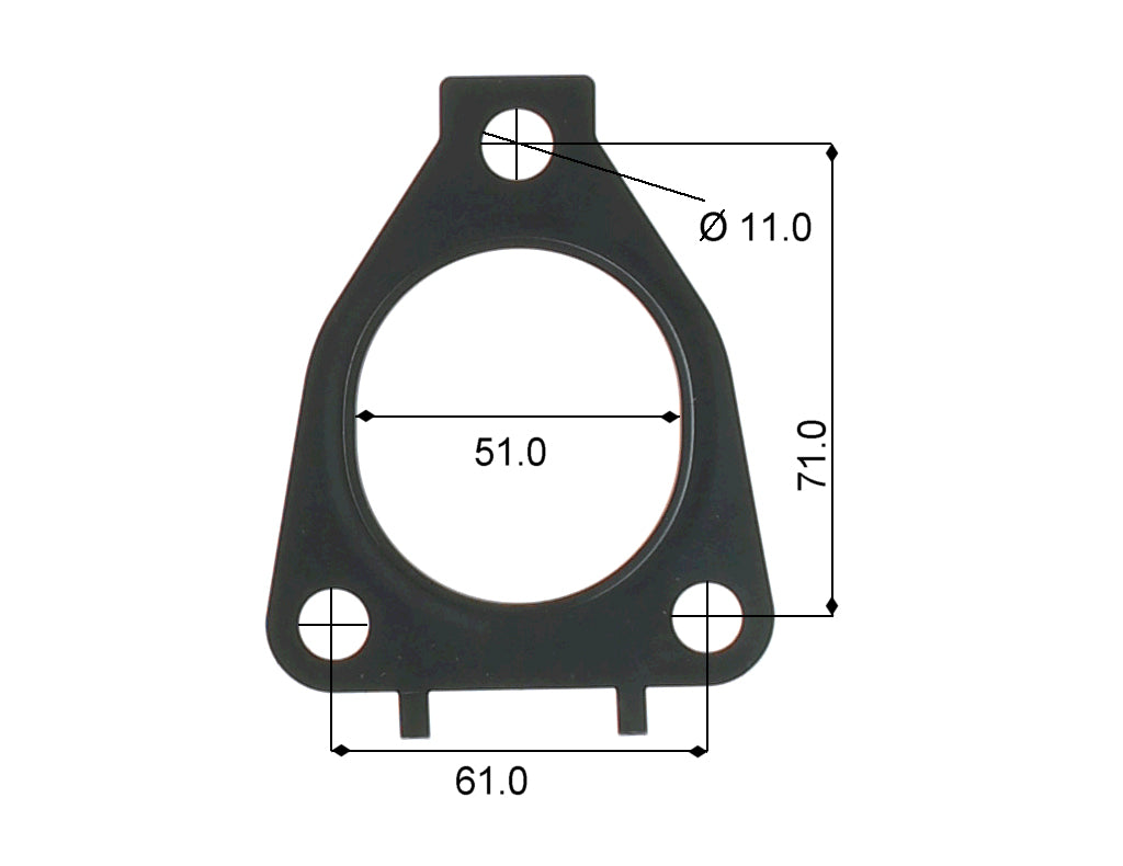 Permaseal MLS-R Turbo Inlet Gasket to suit Toyota 1KZ/1KD Engines