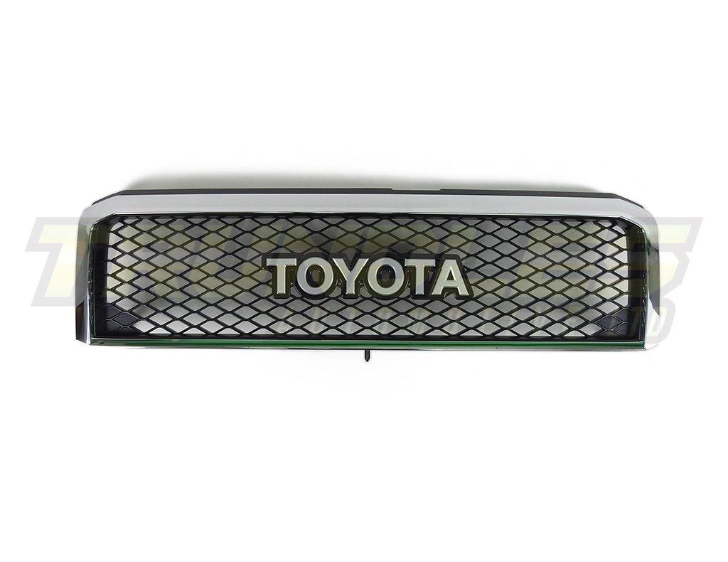 Facelift Front Grille for Toyota Landcruiser 76/78/79 Series 1999-Onwards - Trundles Automotive