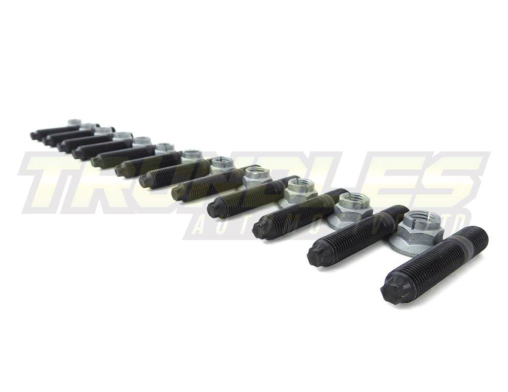 Toyota Genuine 1HDFT/1HD/1HZ Exhaust Manifold Stud & Nut Kit - Trundles Automotive