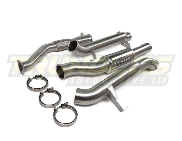 Trundles 4" Stainless Exhaust (Turbo-Back) to suit Toyota Landcruiser VDJ79 Series 2016-Onwards