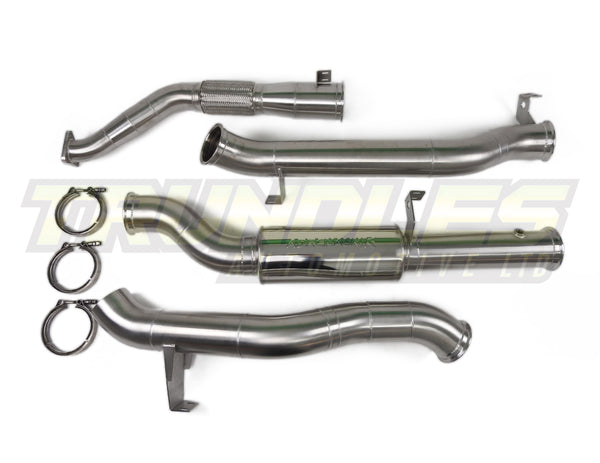 Trundles 4" Stainless Exhaust (Turbo-Back) to suit Toyota Landcruiser VDJ79 Series 2016-Onwards
