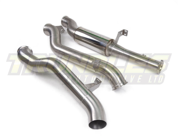 Trundles 4" Stainless Exhaust (DPF-Back) to suit Toyota Landcruiser VDJ79 Series 2016-Onwards