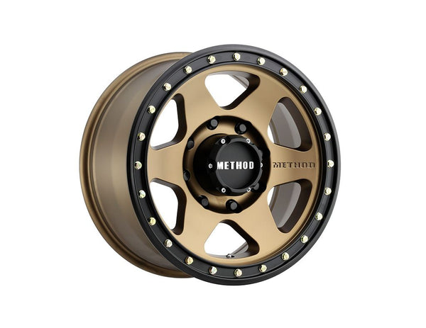 Method Race Wheels MR310 Con 6 Rim - 17x8.5 5x150 0p - Bronze with Matte Black Lip