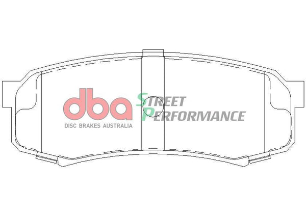 DBA SP Rear Brake Pads - Toyota Landcruiser 76/78/79 Series - Trundles Automotive