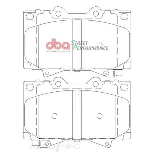DBA SP Front Brake Pads - Toyota Landcruiser 100 Series - Trundles Automotive