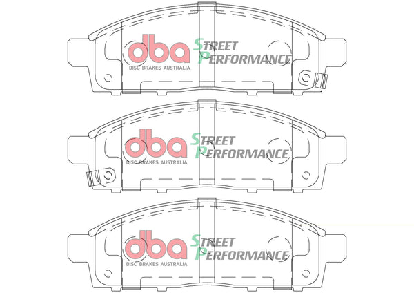 DBA SP Front Brake Pads - Mitsubishi Triton 06-15 ML/MN - Trundles Automotive