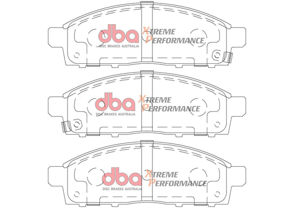 DBA XP Front Brake Pads - Mitsubishi Triton 06-15 ML/MN - Trundles Automotive