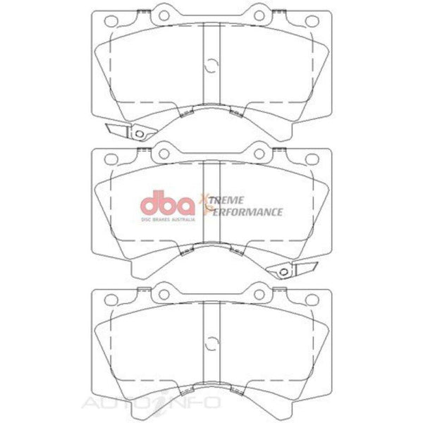 DBA XP Front Brake Pads - Toyota Landcruiser 200 Series - Trundles Automotive