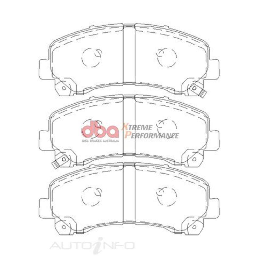 DBA XP Front Brake Pads - Isuzu D-Max 08-20 - Trundles Automotive