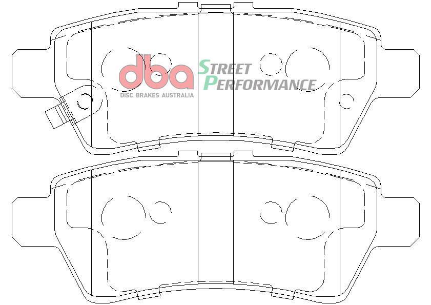 DBA SP Rear Brake Pads - Nissan Navara D40 05-15 - Trundles Automotive