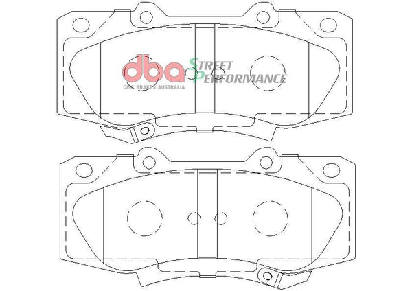 DBA SP Front Brake Pads - Toyota Hilux 05-15 (Check Sample) - Trundles Automotive
